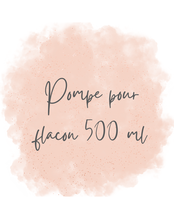 Pompe pour flacon 500 ml