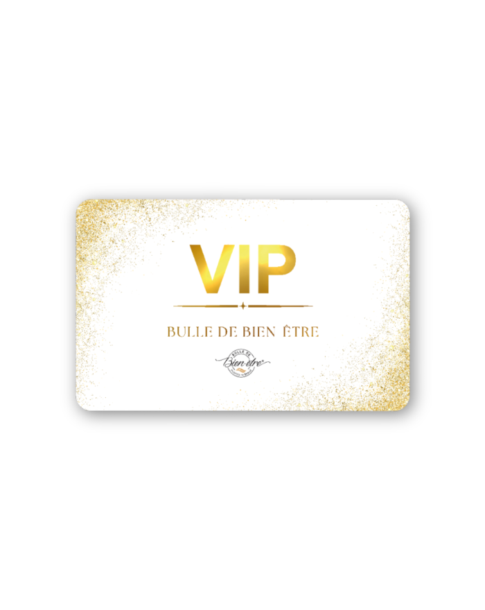 Carte VIP • Bulle de Bien-être